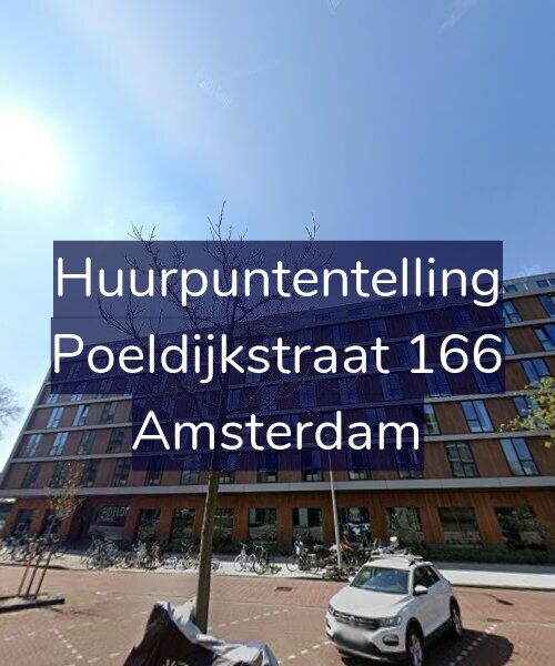 Foto gevel Huurpuntentelling voor Poeldijkstraat 166, Amsterdam