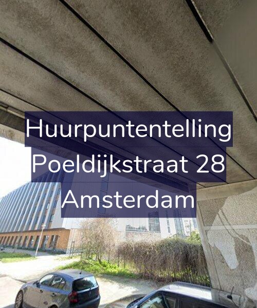 Foto gevel Huurpuntentelling voor Poeldijkstraat 28, Amsterdam