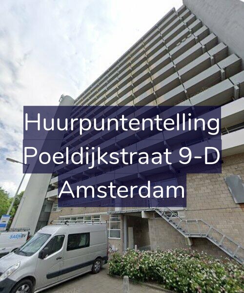 Foto gevel Huurpuntentelling voor Poeldijkstraat 9-D, Amsterdam