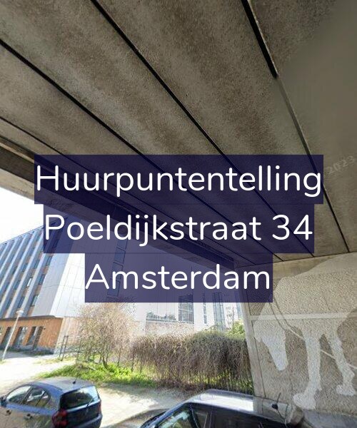 Foto gevel Huurpuntentelling voor Poeldijkstraat 34, Amsterdam