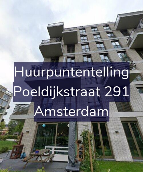Foto gevel Huurpuntentelling voor Poeldijkstraat 291, Amsterdam