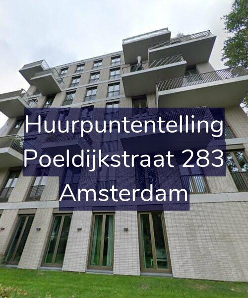 Foto gevel Huurpuntentelling voor Poeldijkstraat 283, Amsterdam