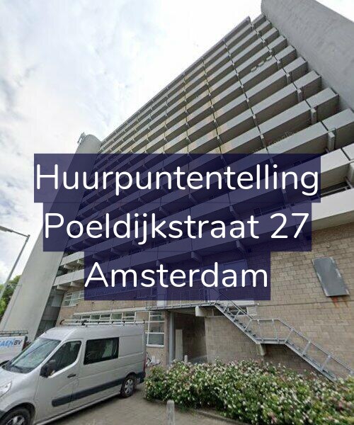 Foto gevel Huurpuntentelling voor Poeldijkstraat 27, Amsterdam
