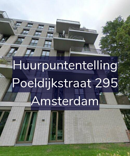 Foto gevel Huurpuntentelling voor Poeldijkstraat 295, Amsterdam
