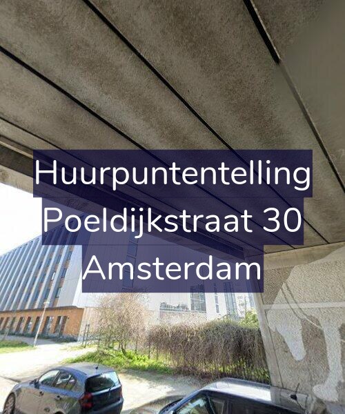 Foto gevel Huurpuntentelling voor Poeldijkstraat 30, Amsterdam