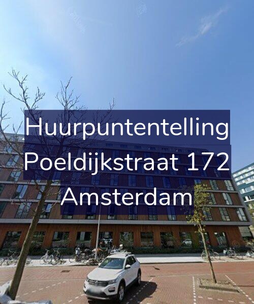 Foto gevel Huurpuntentelling voor Poeldijkstraat 172, Amsterdam