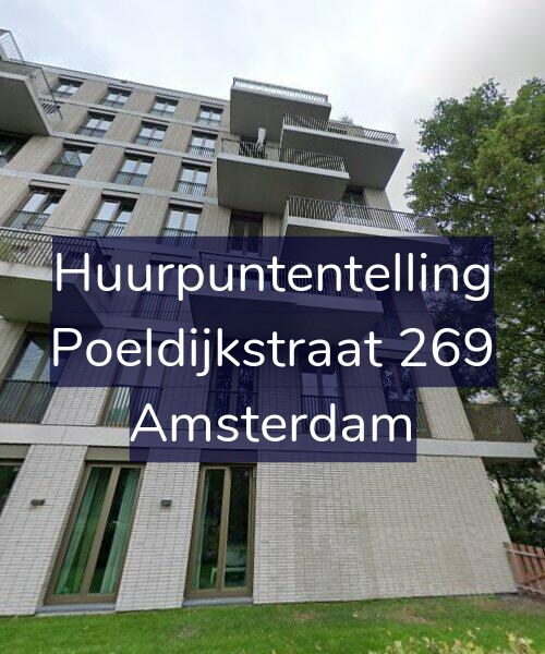 Foto gevel Huurpuntentelling voor Poeldijkstraat 269, Amsterdam
