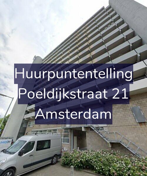 Foto gevel Huurpuntentelling voor Poeldijkstraat 21, Amsterdam
