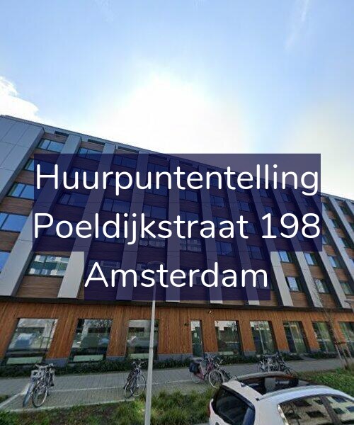 Foto gevel Huurpuntentelling voor Poeldijkstraat 198, Amsterdam