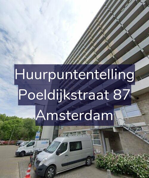 Foto gevel Huurpuntentelling voor Poeldijkstraat 87, Amsterdam