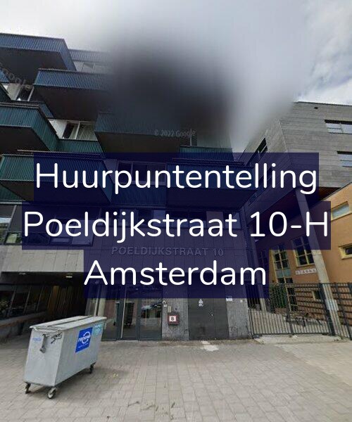 Foto gevel Huurpuntentelling voor Poeldijkstraat 10-H, Amsterdam