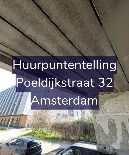 Foto gevel Huurpuntentelling voor Poeldijkstraat 32, Amsterdam