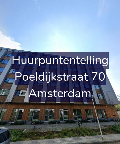 Foto gevel Huurpuntentelling voor Poeldijkstraat 70, Amsterdam