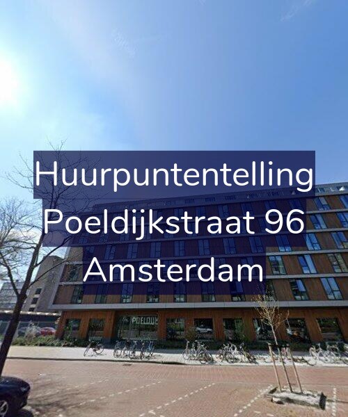 Foto gevel Huurpuntentelling voor Poeldijkstraat 96, Amsterdam