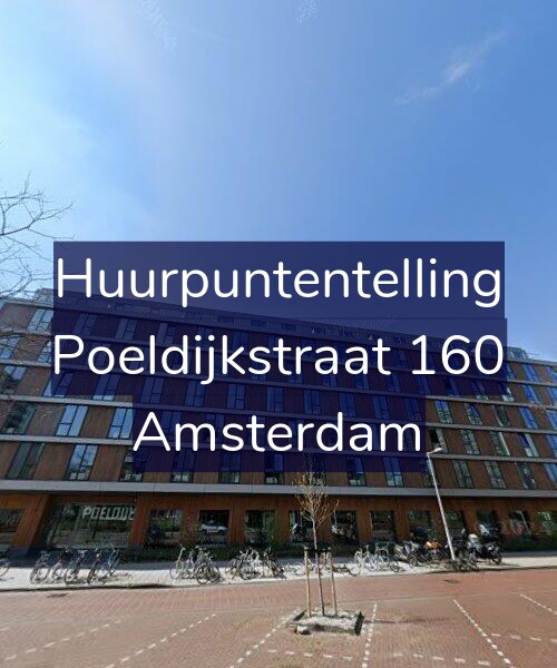 Foto gevel Huurpuntentelling voor Poeldijkstraat 160, Amsterdam