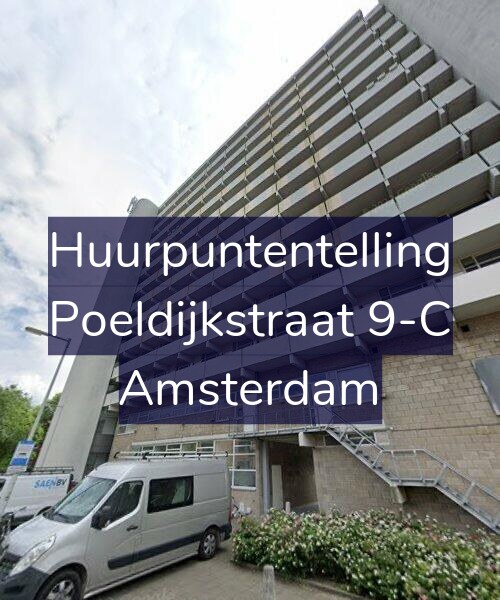 Foto gevel Huurpuntentelling voor Poeldijkstraat 9-C, Amsterdam