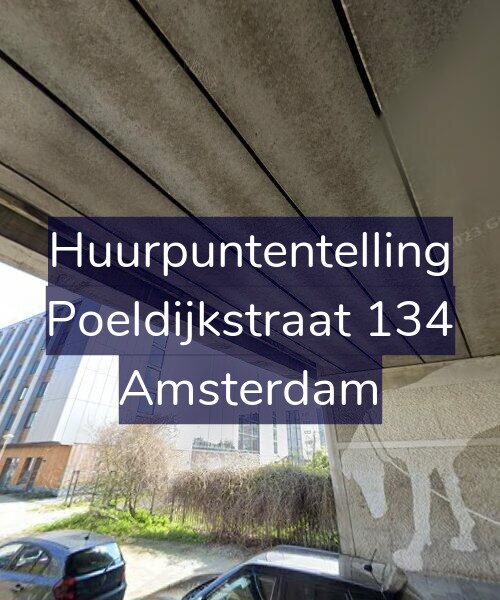 Foto gevel Huurpuntentelling voor Poeldijkstraat 134, Amsterdam