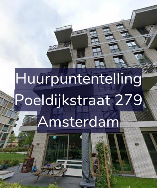 Foto gevel Huurpuntentelling voor Poeldijkstraat 279, Amsterdam