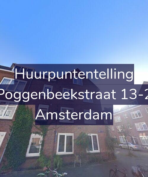 Foto gevel Huurpuntentelling voor Poggenbeekstraat 13-2, Amsterdam
