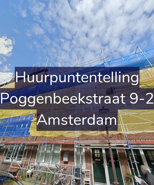 Foto gevel Huurpuntentelling voor Poggenbeekstraat 9-2, Amsterdam