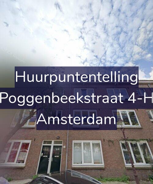 Foto gevel Huurpuntentelling voor Poggenbeekstraat 4-H, Amsterdam