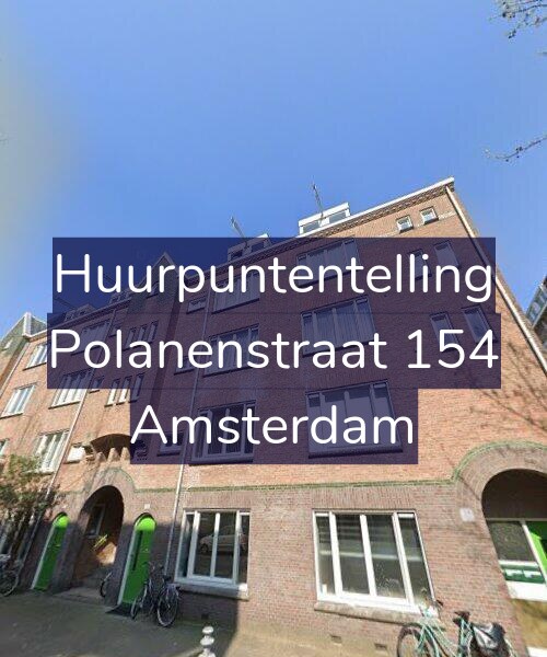 Foto gevel Huurpuntentelling voor Polanenstraat 154, Amsterdam