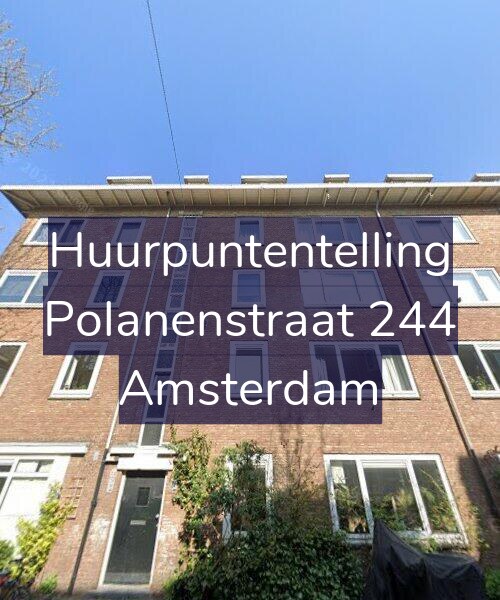 Foto gevel Huurpuntentelling voor Polanenstraat 244, Amsterdam