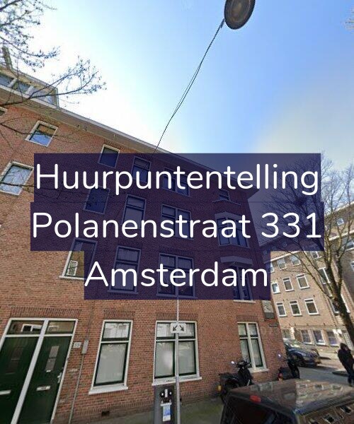 Foto gevel Huurpuntentelling voor Polanenstraat 331, Amsterdam
