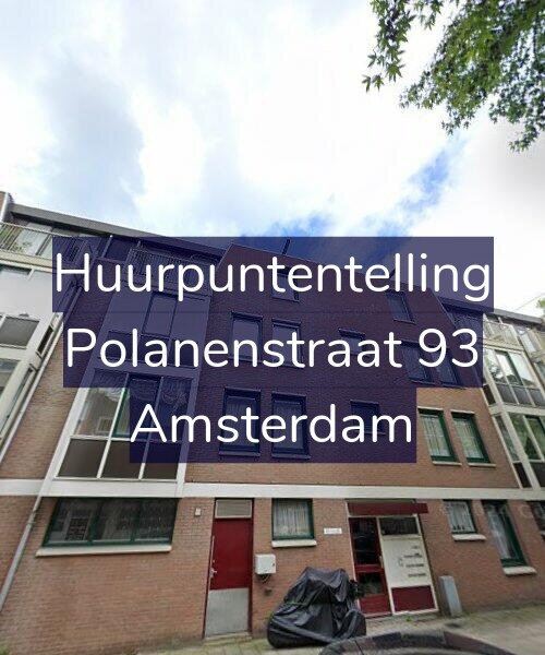 Foto gevel Huurpuntentelling voor Polanenstraat 93, Amsterdam