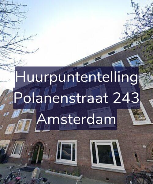 Foto gevel Huurpuntentelling voor Polanenstraat 243, Amsterdam