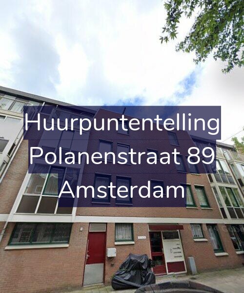Foto gevel Huurpuntentelling voor Polanenstraat 89, Amsterdam