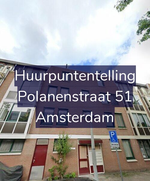 Foto gevel Huurpuntentelling voor Polanenstraat 51, Amsterdam