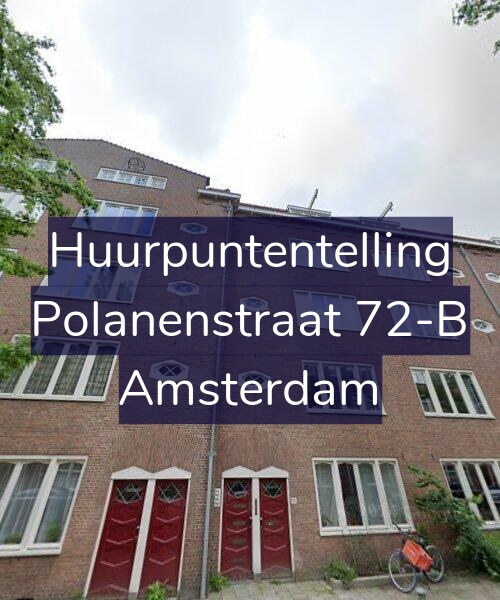 Foto gevel Huurpuntentelling voor Polanenstraat 72-B, Amsterdam