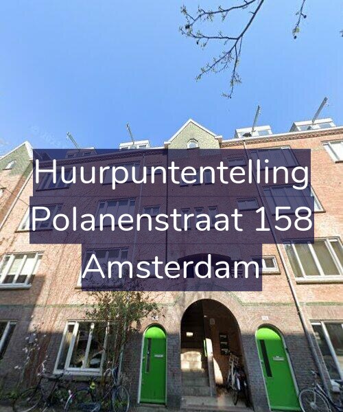 Foto gevel Huurpuntentelling voor Polanenstraat 158, Amsterdam