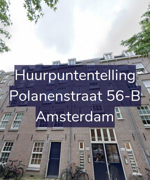 Foto gevel Huurpuntentelling voor Polanenstraat 56-B, Amsterdam