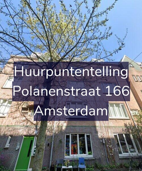 Foto gevel Huurpuntentelling voor Polanenstraat 166, Amsterdam
