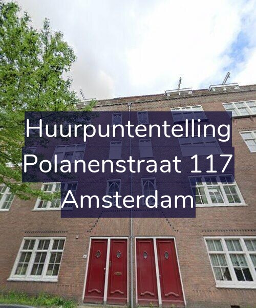 Foto gevel Huurpuntentelling voor Polanenstraat 117, Amsterdam
