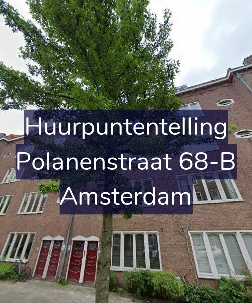 Foto gevel Huurpuntentelling voor Polanenstraat 68-B, Amsterdam