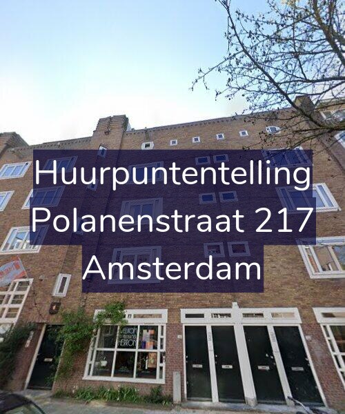 Foto gevel Huurpuntentelling voor Polanenstraat 217, Amsterdam
