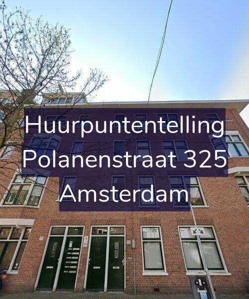 Foto gevel Huurpuntentelling voor Polanenstraat 325, Amsterdam