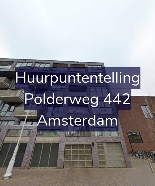 Foto gevel Huurpuntentelling voor Polderweg 442, Amsterdam