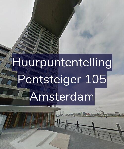 Foto gevel Huurpuntentelling voor Pontsteiger 105, Amsterdam