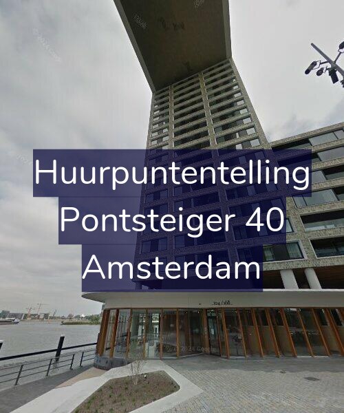 Foto gevel Huurpuntentelling voor Pontsteiger 40, Amsterdam