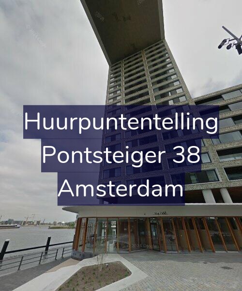 Foto gevel Huurpuntentelling voor Pontsteiger 38, Amsterdam
