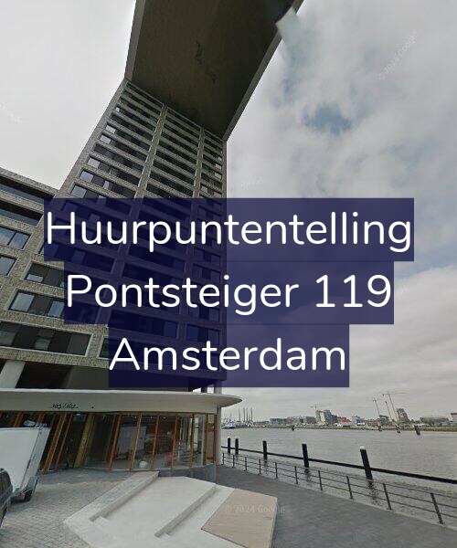 Foto gevel Huurpuntentelling voor Pontsteiger 119, Amsterdam