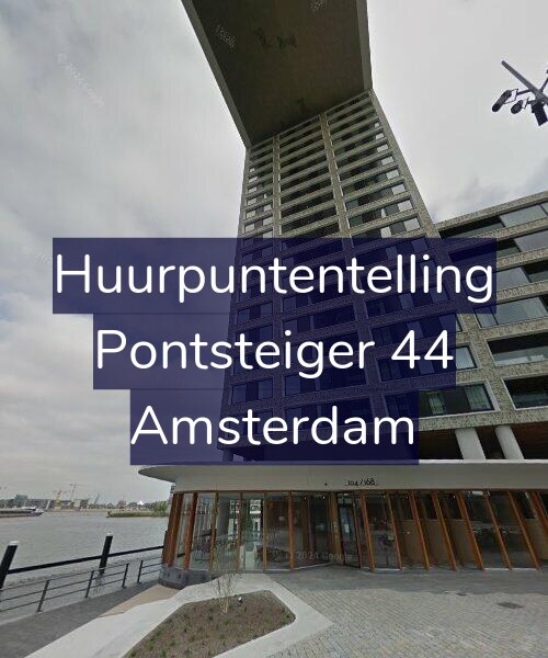 Foto gevel Huurpuntentelling voor Pontsteiger 44, Amsterdam