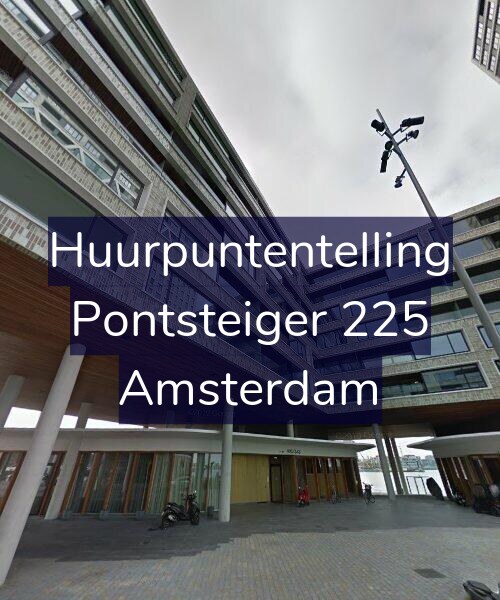 Foto gevel Huurpuntentelling voor Pontsteiger 225, Amsterdam