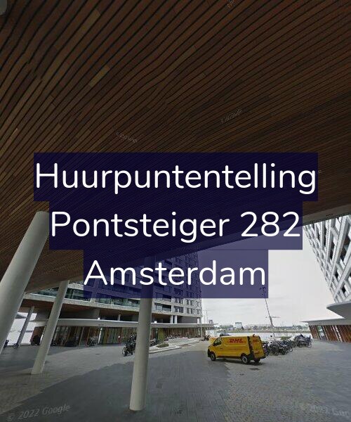Foto gevel Huurpuntentelling voor Pontsteiger 282, Amsterdam