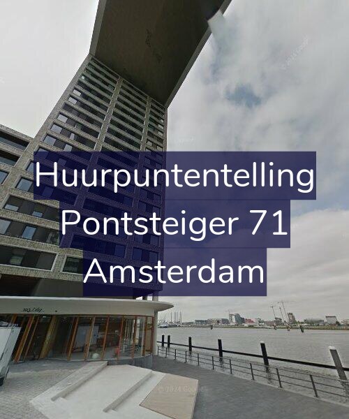 Foto gevel Huurpuntentelling voor Pontsteiger 71, Amsterdam