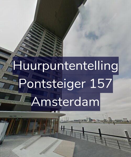 Foto gevel Huurpuntentelling voor Pontsteiger 157, Amsterdam